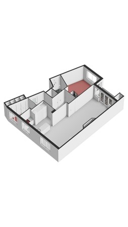 Floor plan - Maasstraat 176-3, 1079 BL Amsterdam 